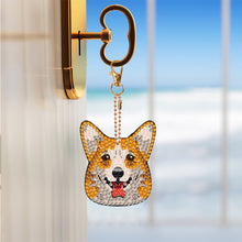 Load image into Gallery viewer, 9pcs Diamond Art Keychain Special-shaped Drill 5D DIY Bag Pandant (PT11)