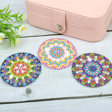 Load image into Gallery viewer, 3pcs Diamond Painting Makeup Mirror Portable DIY Datura for Girl (XJ002)