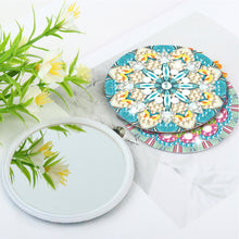 Load image into Gallery viewer, 3pcs Diamond Painting Makeup Mirror Portable DIY Datura for Girl (XJ003)