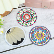 Load image into Gallery viewer, 3pcs Diamond Painting Makeup Mirror Portable DIY Datura for Girl (XJ008)