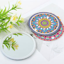 Load image into Gallery viewer, 3pcs Diamond Painting Makeup Mirror Portable DIY Datura for Girl (XJ008)