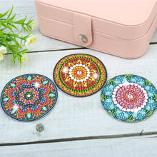 Load image into Gallery viewer, 3pcs Diamond Painting Makeup Mirror Portable DIY Datura for Girl (XJ009)