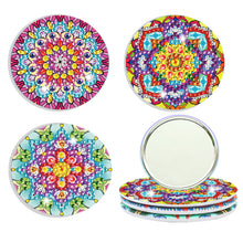 Load image into Gallery viewer, 3pcs Diamond Painting Makeup Mirror Portable DIY Datura for Girl (XJ010)