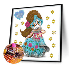 Load image into Gallery viewer, Diamond Painting - Partial Special Shaped - precious memory doll (30*30CM)