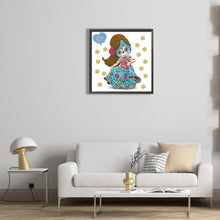 Load image into Gallery viewer, Diamond Painting - Partial Special Shaped - precious memory doll (30*30CM)