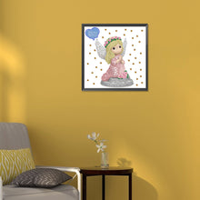 Load image into Gallery viewer, Diamond Painting - Partial Special Shaped - precious memory doll (30*30CM)