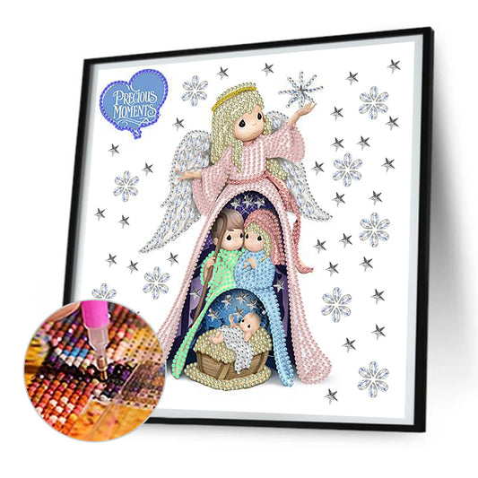 Diamond Painting - Partial Special Shaped - precious memory doll (30*30CM)