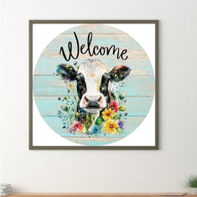 Load image into Gallery viewer, Diamond Painting - Full Round - round cow (30*30CM)