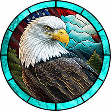 Load image into Gallery viewer, Diamond Painting - Full Round - round glass art eagle (30*30CM)