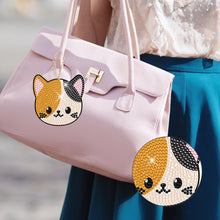 Load image into Gallery viewer, 8pcs Diamond Art Key Rings Art Craft 5D DIY Bag Pandant for Beginners Home Decor