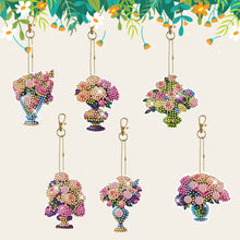 Load image into Gallery viewer, 6pcs Diamond Art Keychain Special-shaped Drill 5D DIY Bag Pandant (GJ090)