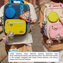 Load image into Gallery viewer, 6pcs Diamond Art Keychain Special-shaped Drill 5D DIY Bag Pandant (GJ090)