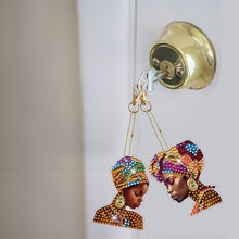 Load image into Gallery viewer, 6pcs Diamond Art Keychain Special-shaped Drill 5D DIY Bag Pandant (GJ091)