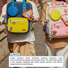 Load image into Gallery viewer, 6pcs Diamond Art Keychain Special-shaped Drill 5D DIY Bag Pandant (GJ091)