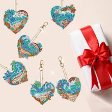 Load image into Gallery viewer, 6pcs Diamond Art Keychain Special-shaped Drill 5D DIY Bag Pandant (GJ094)