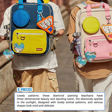 Load image into Gallery viewer, 6pcs Diamond Art Keychain Special-shaped Drill 5D DIY Bag Pandant (GJ094)