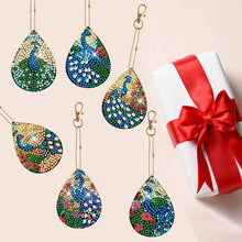 Load image into Gallery viewer, 6pcs Diamond Art Keychain Special-shaped Drill 5D DIY Bag Pandant (GJ098)