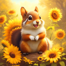 Load image into Gallery viewer, Diamond Painting - Full Round - squirrel (30*30CM)