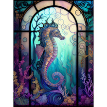 Load image into Gallery viewer, AB Diamond Painting - Full Round - Seahorse Glass Art (30*40CM)