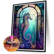 Load image into Gallery viewer, AB Diamond Painting - Full Round - Seahorse Glass Art (30*40CM)