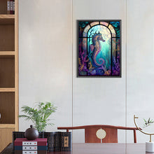 Load image into Gallery viewer, AB Diamond Painting - Full Round - Seahorse Glass Art (30*40CM)