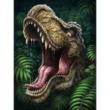 Load image into Gallery viewer, AB Diamond Painting - Full Round - big mouth crocodile (30*40CM)