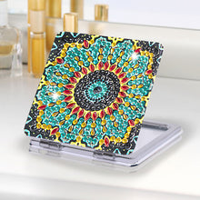 Load image into Gallery viewer, DIY Diamond Art Mosaic Makeup Mirror Paint by Number Kits Mandala (095)