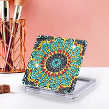 Load image into Gallery viewer, DIY Diamond Art Mosaic Makeup Mirror Paint by Number Kits Mandala (095)