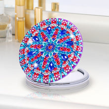 Load image into Gallery viewer, DIY Diamond Art Mosaic Makeup Mirror Paint by Number Kits Mandala (096)