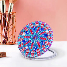 Load image into Gallery viewer, DIY Diamond Art Mosaic Makeup Mirror Paint by Number Kits Mandala (096)