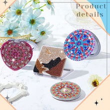 Load image into Gallery viewer, DIY Diamond Art Mosaic Makeup Mirror Paint by Number Kits Mandala (096)
