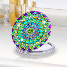 Load image into Gallery viewer, DIY Diamond Art Mosaic Makeup Mirror Paint by Number Kits Mandala (097)