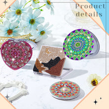 Load image into Gallery viewer, DIY Diamond Art Mosaic Makeup Mirror Paint by Number Kits Mandala (097)