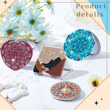 Load image into Gallery viewer, DIY Diamond Art Mosaic Makeup Mirror Paint by Number Kits Mandala (098)