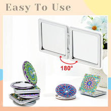 Load image into Gallery viewer, DIY Diamond Art Mosaic Makeup Mirror Paint by Number Kits Mandala (106)