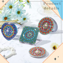 Load image into Gallery viewer, DIY Diamond Art Mosaic Makeup Mirror Paint by Number Kits Mandala (107)