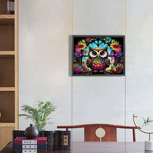 Load image into Gallery viewer, Diamond Painting - Full Round - Owl Glass Art (40*30CM)
