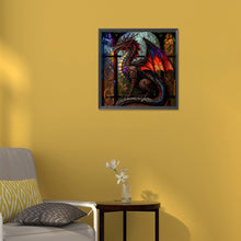 Load image into Gallery viewer, Diamond Painting - Full Round - Colored Dragon Glass Art (30*30CM)