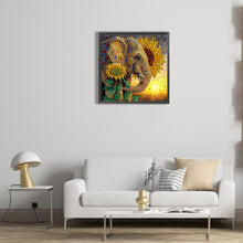Load image into Gallery viewer, Diamond Painting - Partial Special Shaped - sunflower elephant (30*30CM)