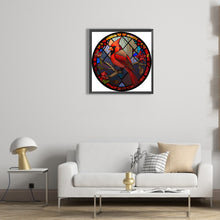 Load image into Gallery viewer, Diamond Painting - Full Round - Cardinal Glass Art Cardinals (30*30CM)