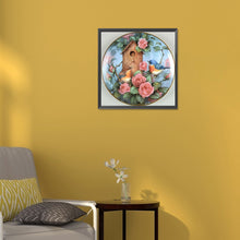 Load image into Gallery viewer, Diamond Painting - Full Round - bird house (30*30CM)