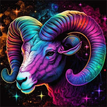 Load image into Gallery viewer, Diamond Painting - Full Round - 12 constellation Capricornus (30*30CM)