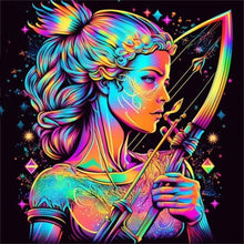 Load image into Gallery viewer, Diamond Painting - Full Round - 12 constellation Sagittarius (30*30CM)