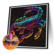 Load image into Gallery viewer, Diamond Painting - Full Round - 12 constellations Scorpio (30*30CM)