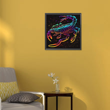 Load image into Gallery viewer, Diamond Painting - Full Round - 12 constellations Scorpio (30*30CM)