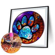 Load image into Gallery viewer, Diamond Painting - Full Round - dog paw (30*30CM)