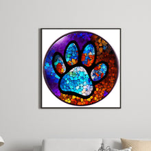 Load image into Gallery viewer, Diamond Painting - Full Round - dog paw (30*30CM)