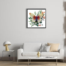 Load image into Gallery viewer, Diamond Painting - Partial Special Shaped - Butterfly (30*30CM)