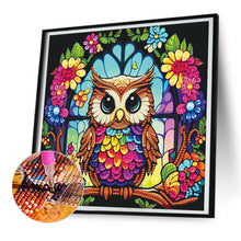 Load image into Gallery viewer, Diamond Painting - Partial Special Shaped - owl (30*30CM)
