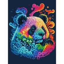 Load image into Gallery viewer, Diamond Painting - Partial Special Shaped - colorful panda (30*40CM)